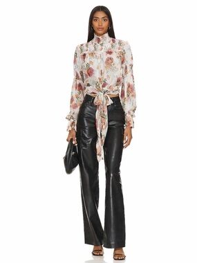 NICHOLAS Kaija silk floral top boho romantic from Revolve Zimmerman